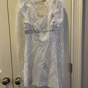 NWT BCBGeneration White A-Line Mini Dress - Size 2